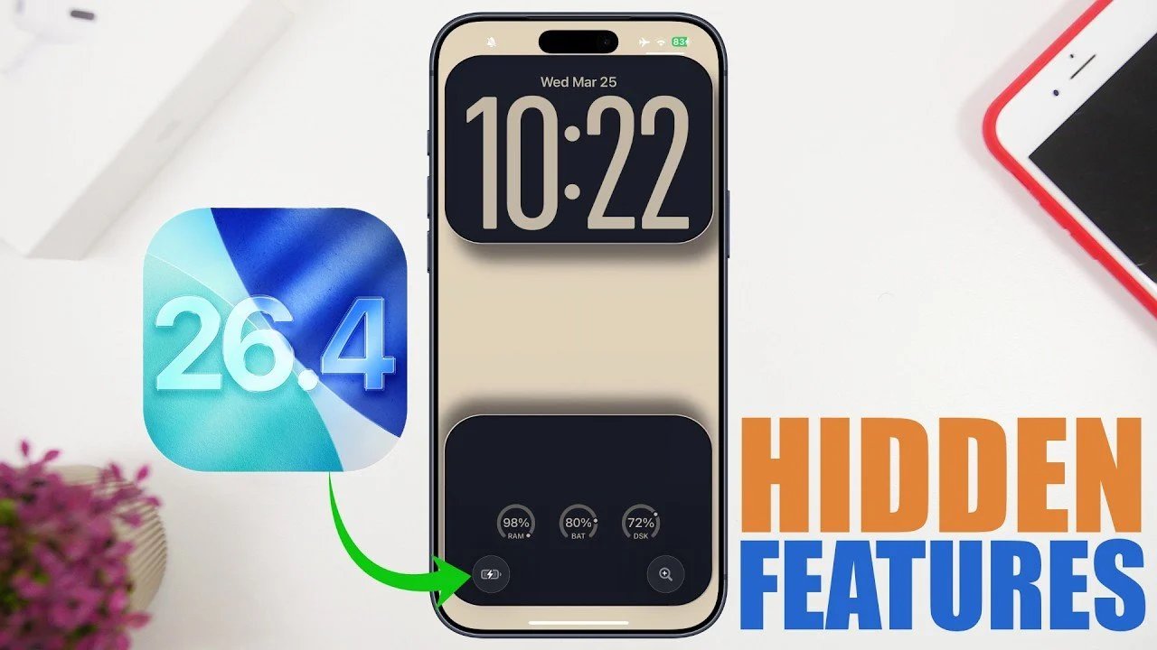 10 recursos ocultos do iOS 26.4: correção do teclado e novas configurações