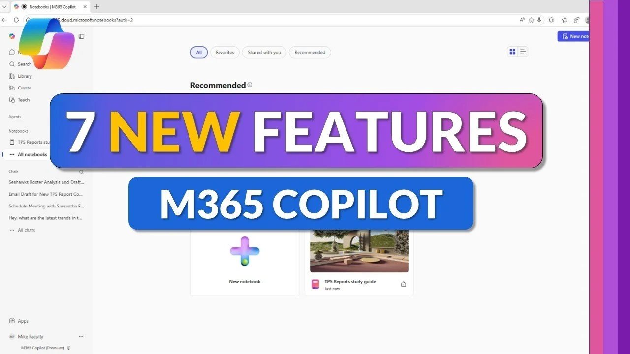 7 novos recursos do Microsoft 365 Copilot para Outlook, Voice e muito mais