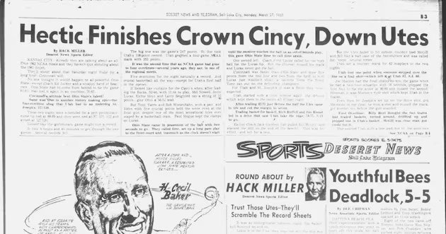 A Universidade de Utah está perto da Final Four de 61 da NCAA – Deseret News