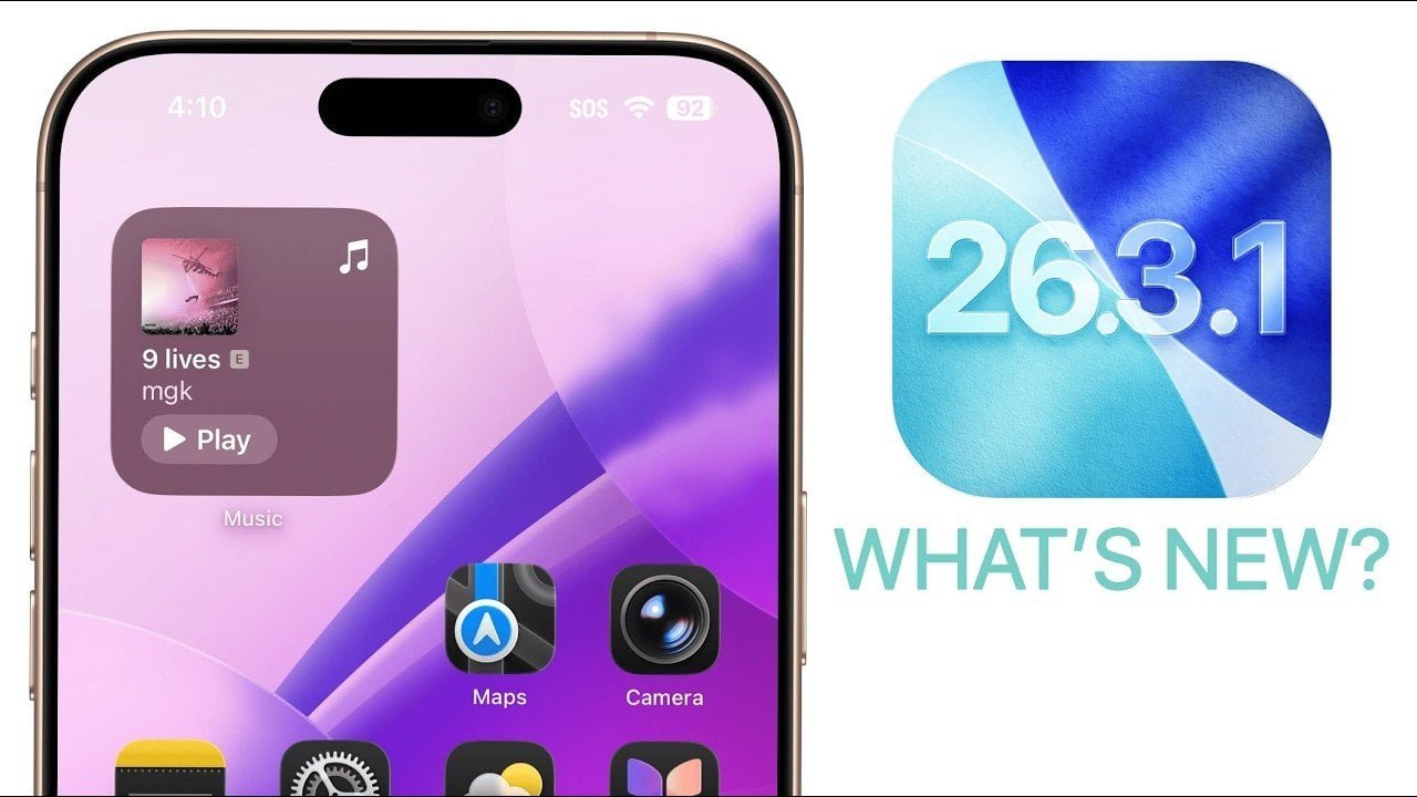 A atualização do iOS 26.3.1 adiciona suporte e correções ao Studio Display 2026