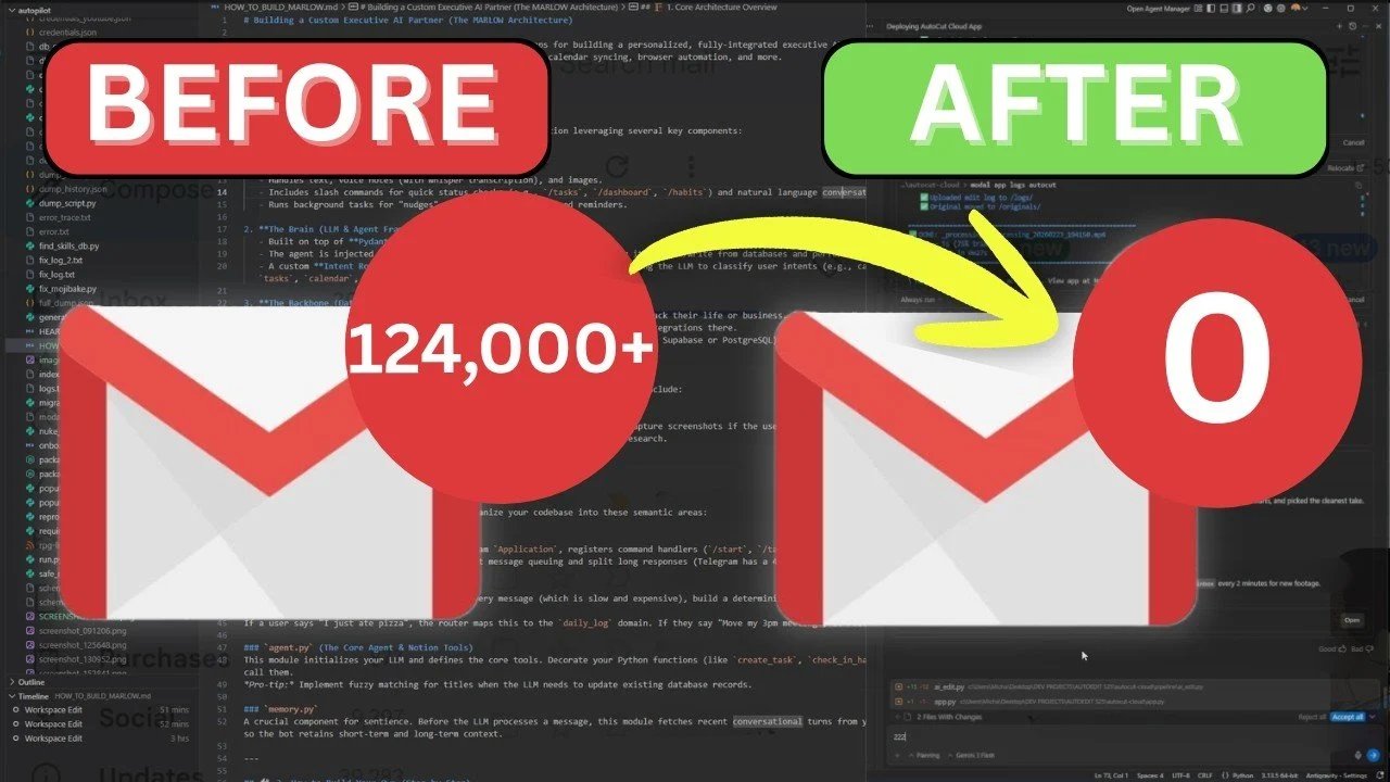 A automação antigravidade do Gmail classifica seu e-mail. cartas diariamente