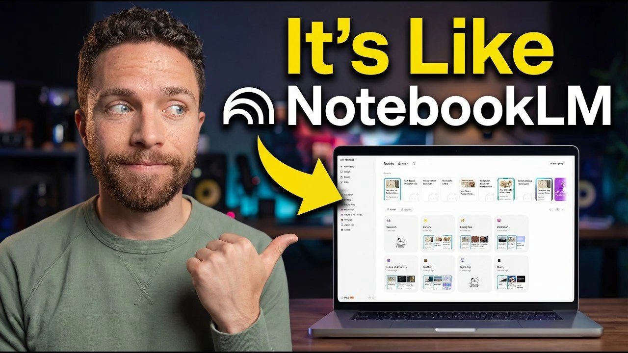 A noção encontra o NotebookLM: YouMind, o espaço de trabalho de IA mais inteligente.