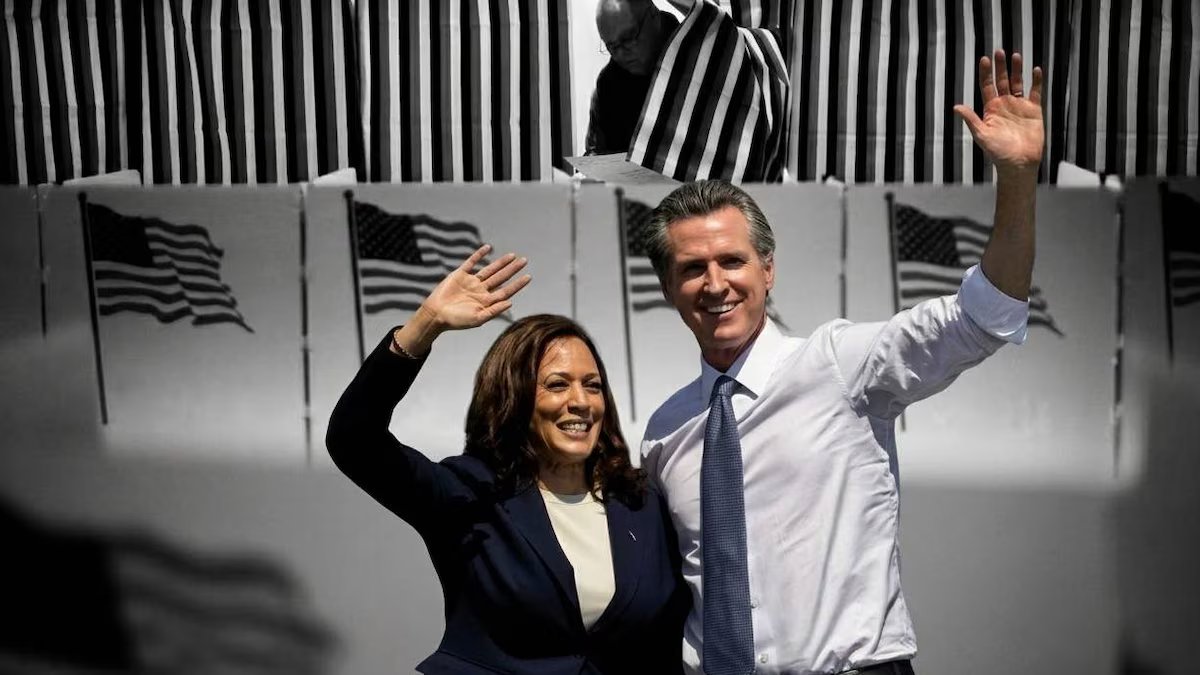 A pesquisa que faz Gavin Newsom sorrir e deixa Kamala Harris em péssimas condições para as eleições de 2028