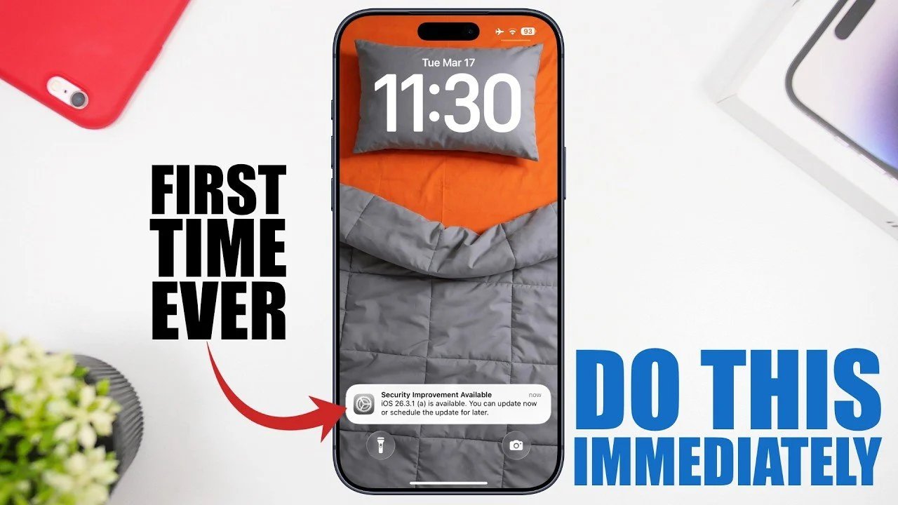 Alerta de segurança do iPhone: Apple corrige falha importante do WebKit no iOS 26.3.1(a)