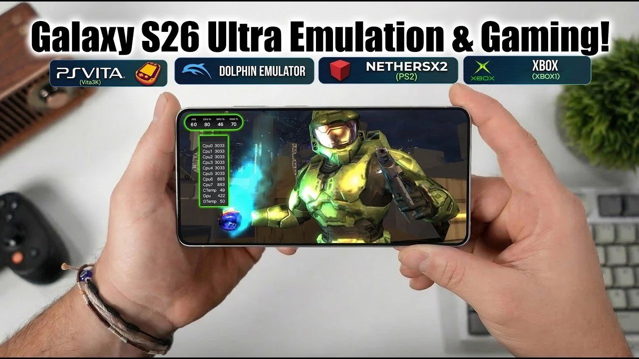Análise de emulação e jogos do Samsung Galaxy S26 Ultra