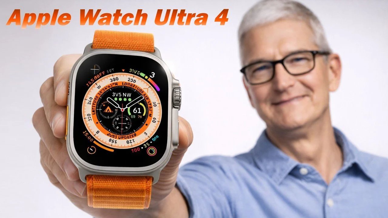 Apple Watch Ultra 4: design mais fino, Touch ID, bateria de 72 horas