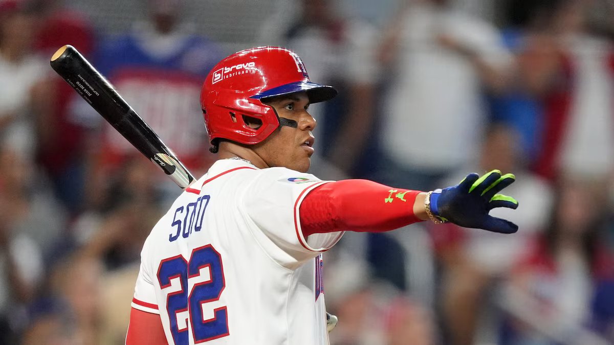 Arrependimento no Clássico Mundial de Beisebol. Declaração de Juan Soto após a abolição da República Dominicana.