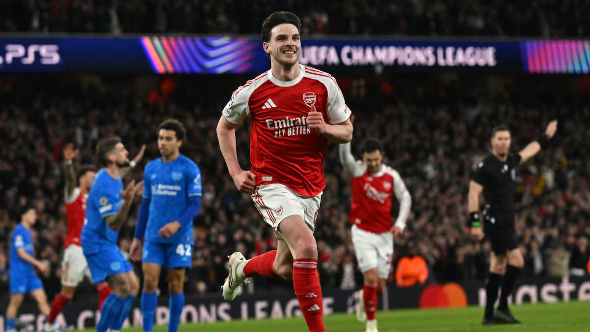 Arsenal nas quartas de final da Liga dos Campeões, o sonho de quatro títulos e uma primeira final no domingo