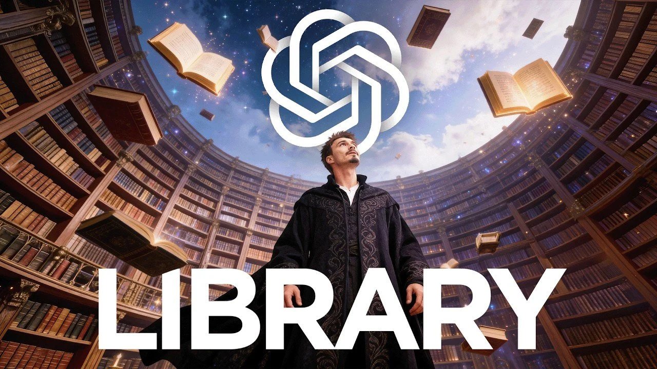Atualização da guia Biblioteca ChatGPT: Gerenciar arquivos em bate-papos