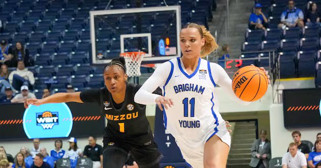 BYU vai para Missouri mais cedo, estende a temporada avançando para as quartas de final do WBIT – Deseret News