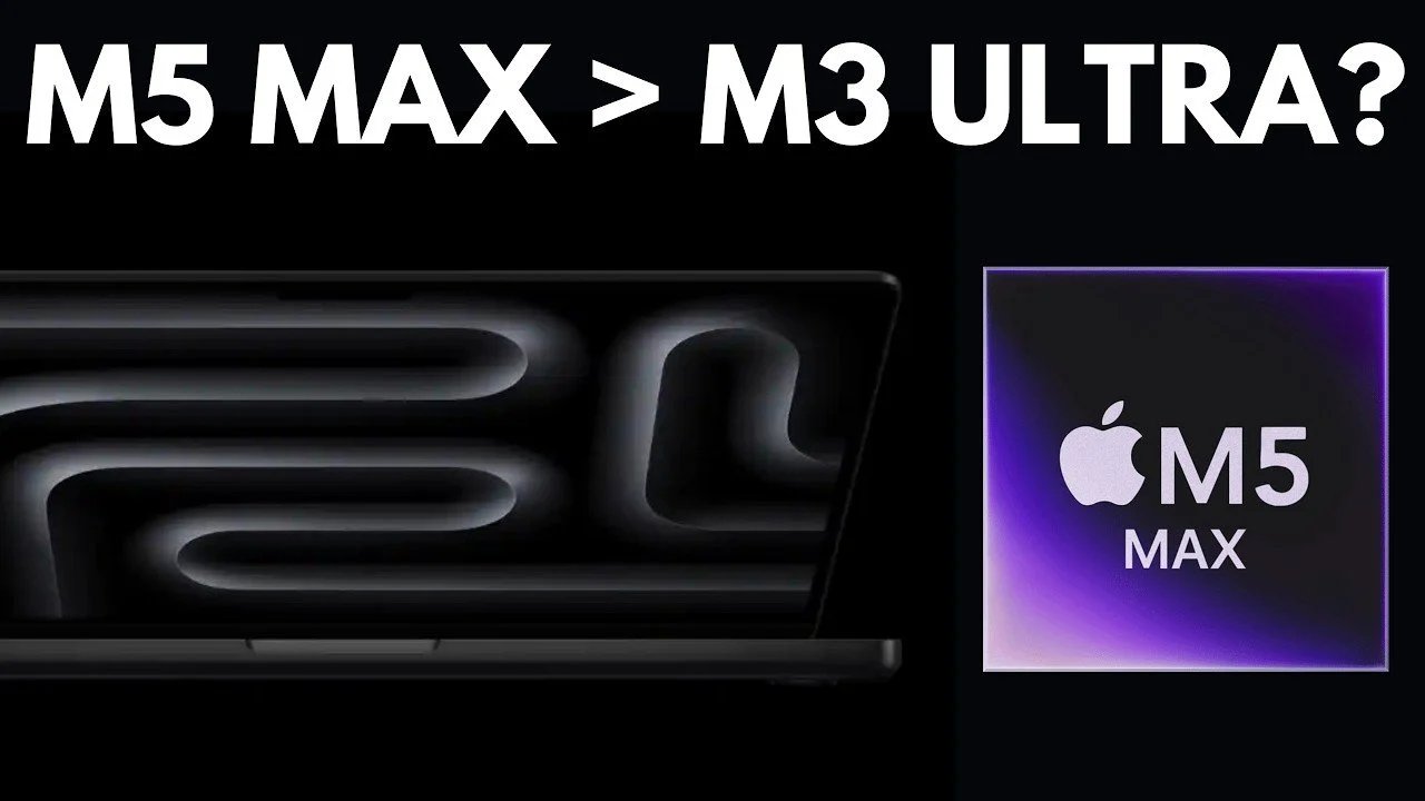 Benchmarks revelados do M5 Max MacBook Pro