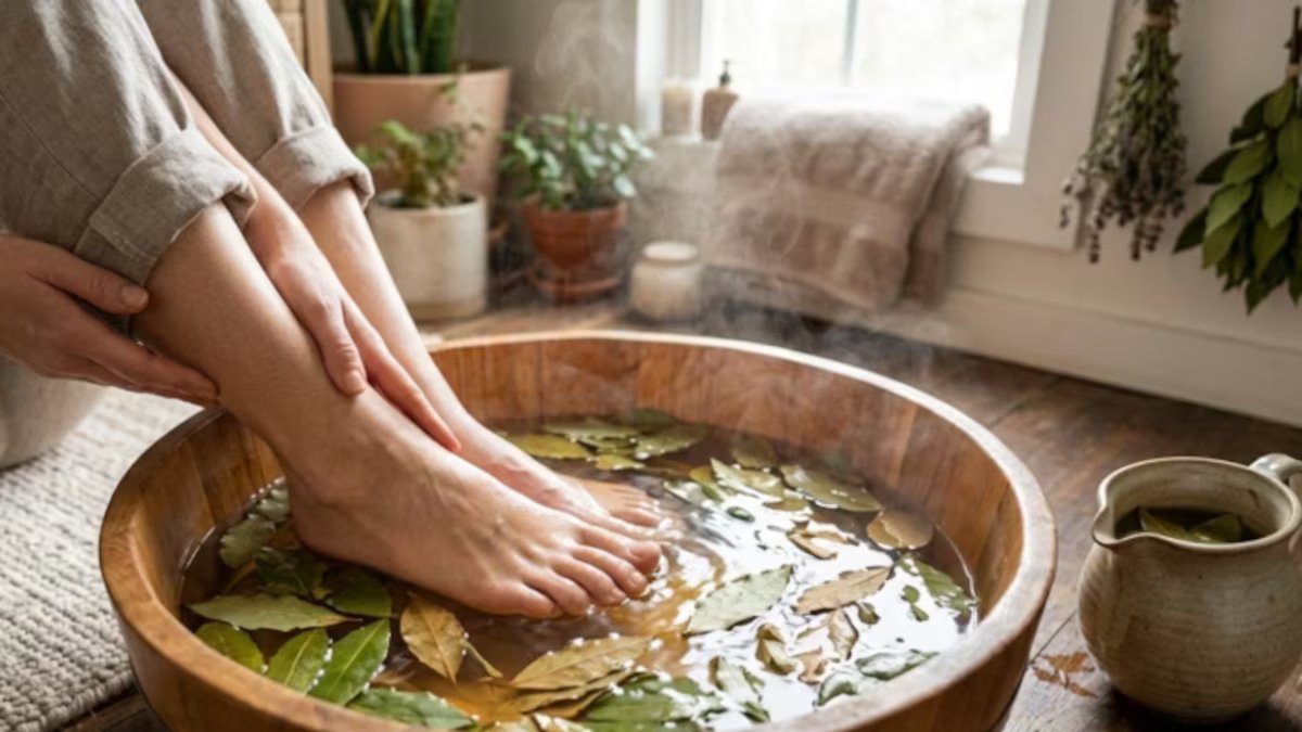Benefícios de mergulhar os pés em água com folhas de louro pelo menos uma vez por semana