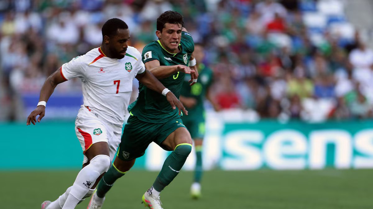 Bolívia-Suriname hoje. horário e como assistir ao vivo a repescagem da Copa do Mundo de 2026