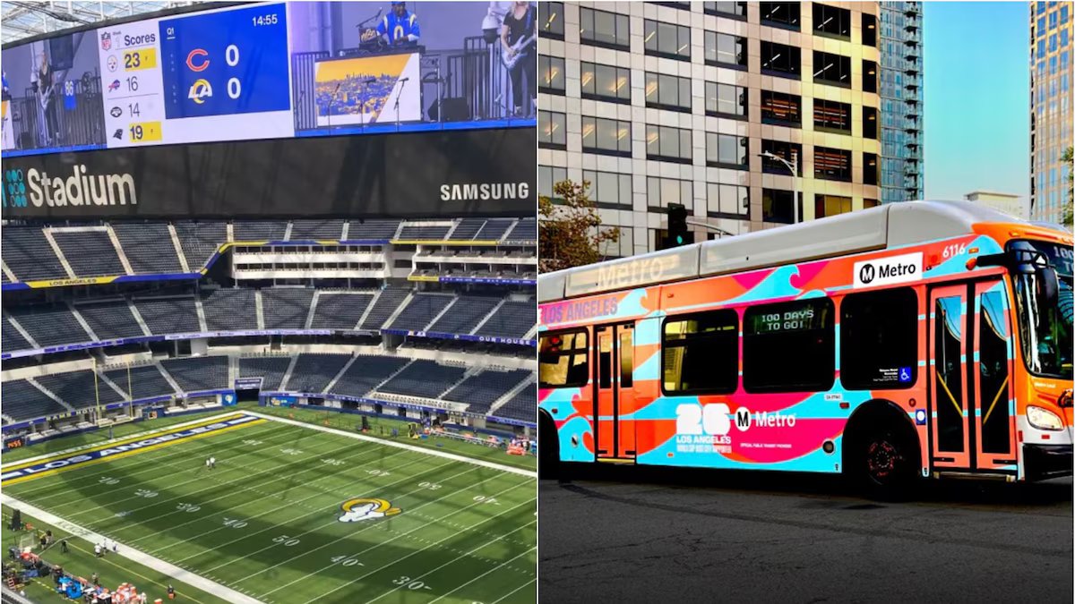 Campeonato Mundial de 2026 em Los Angeles. Como é o serviço direto de ônibus e estacionamento para o SoFi Stadium?
