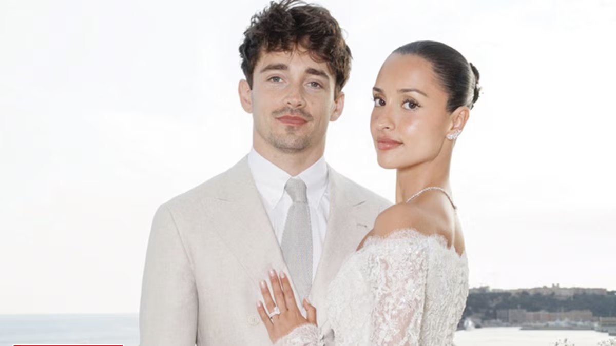 Carlos Leclerc. Fotos do casamento dos sonhos do piloto de Fórmula 1 com a modelo Alexandra Saint-Mlex em Mônaco