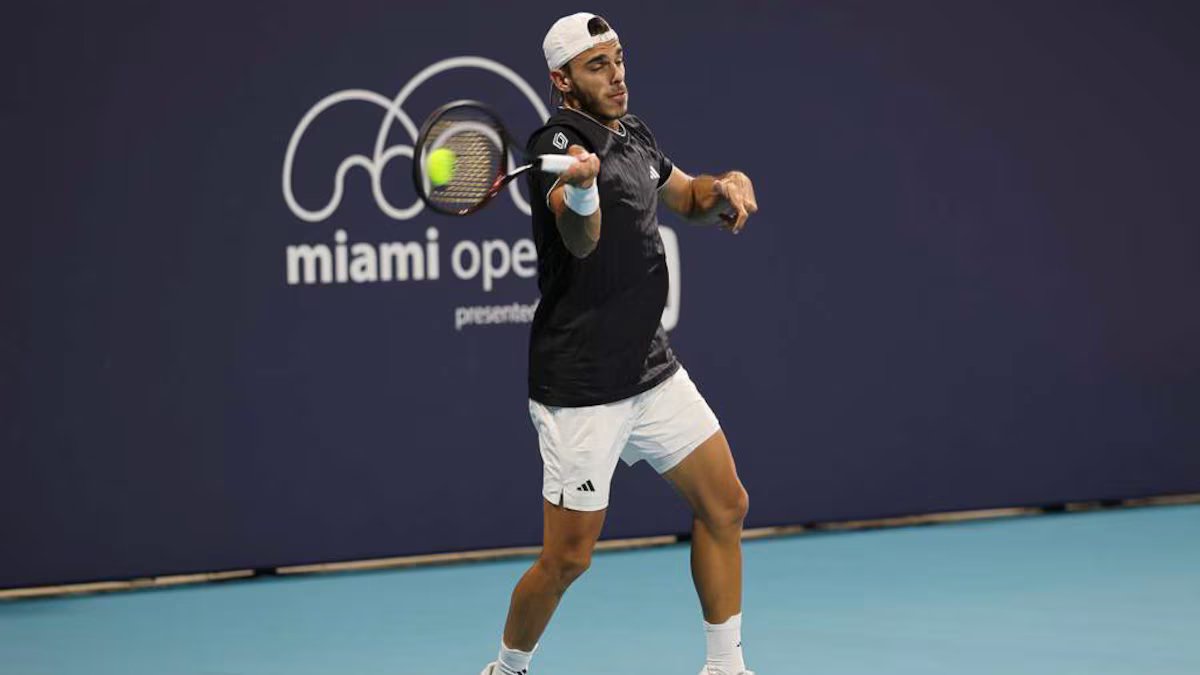 Cerundolo jogou seu melhor tênis e já está entre os oito primeiros do Miami Open