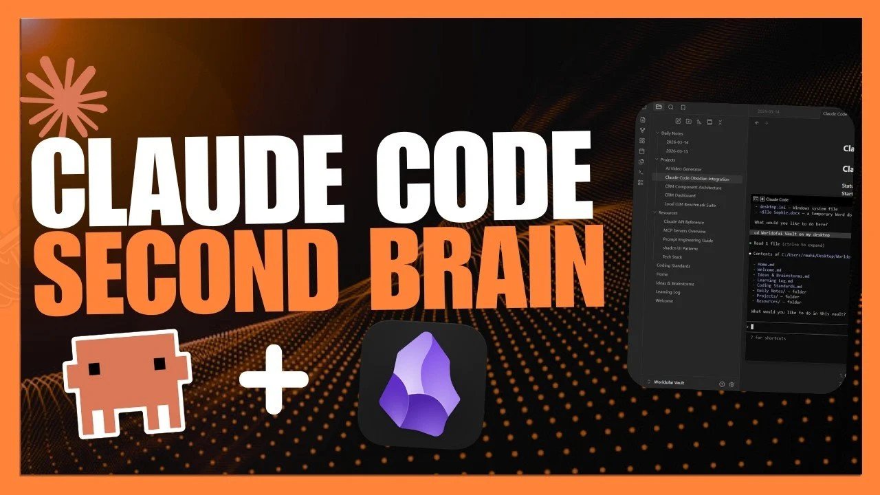 Combine o código de Claude e as notas de Obsidian para manter uma memória de projeto persistente