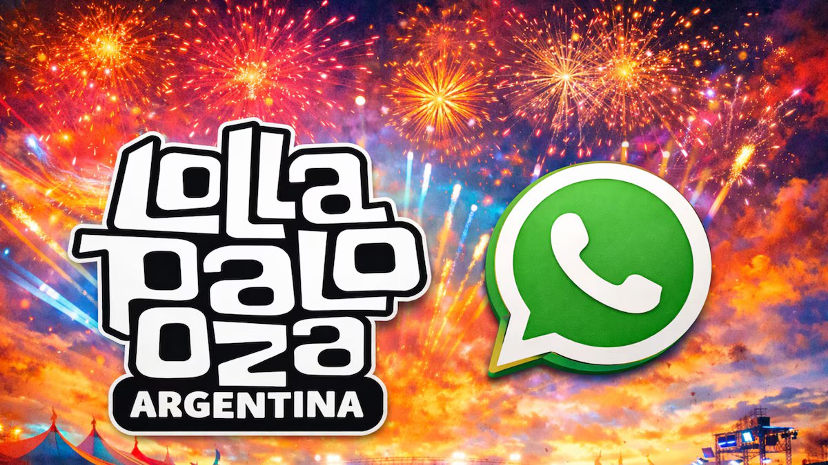 Como ativar o modo WhatsApp Lollapalooza em março de 2026