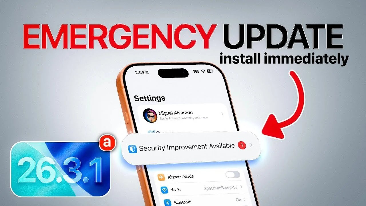 Como instalar o patch de segurança em segundo plano do iOS 26.3.1(a) no iPhone