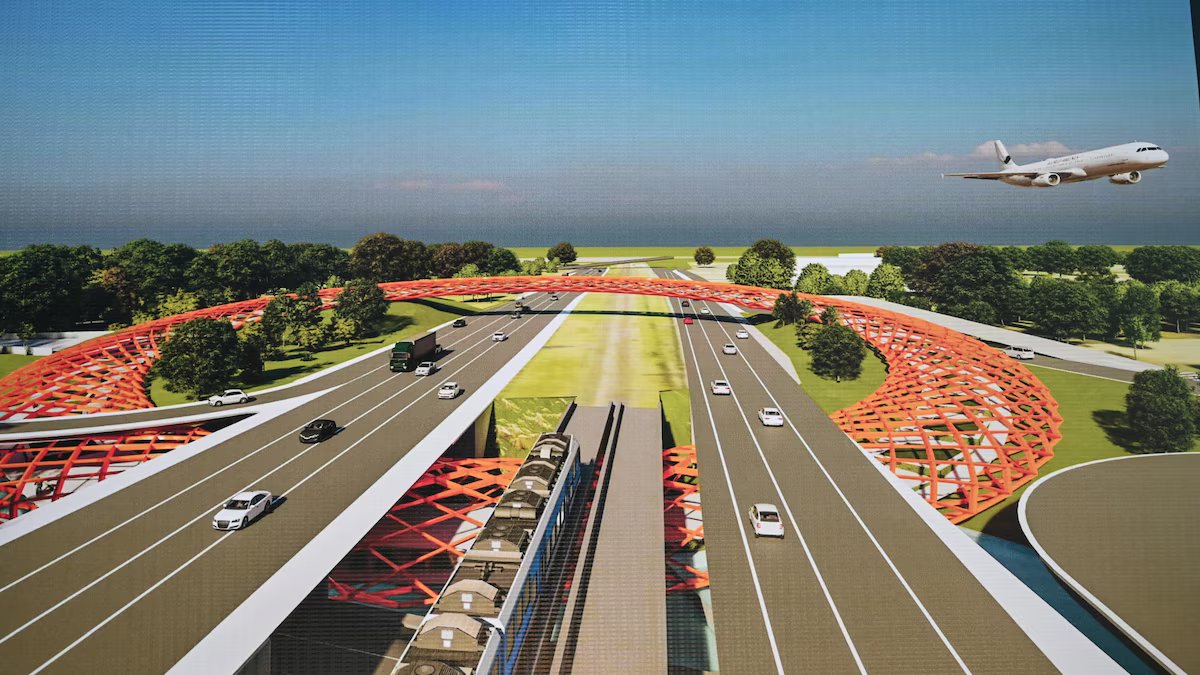 Como seria um “anel” construído para reduzir pela metade o tempo de viagem no norte da CABA?