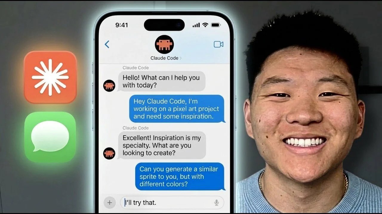 Como usar o código de Claude no iMessage (novo fluxo de trabalho)