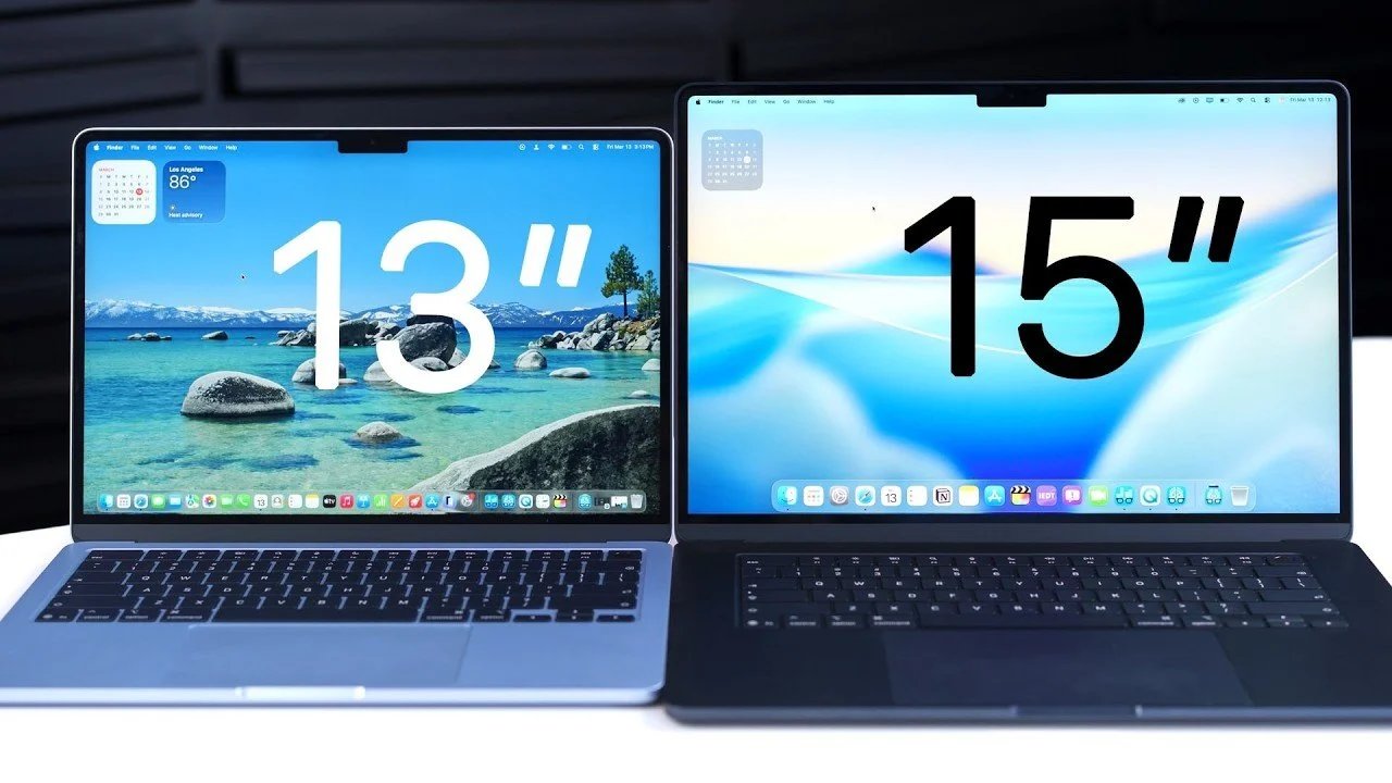 Comparação do MacBook Air M5 de 13 polegadas com 15 polegadas: qual você deve comprar?