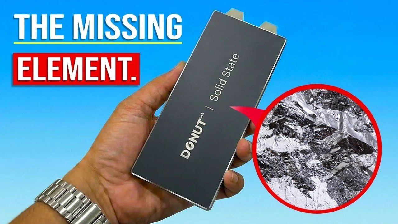 Densidade de energia da bateria de estado sólido: testes do Donut Labs