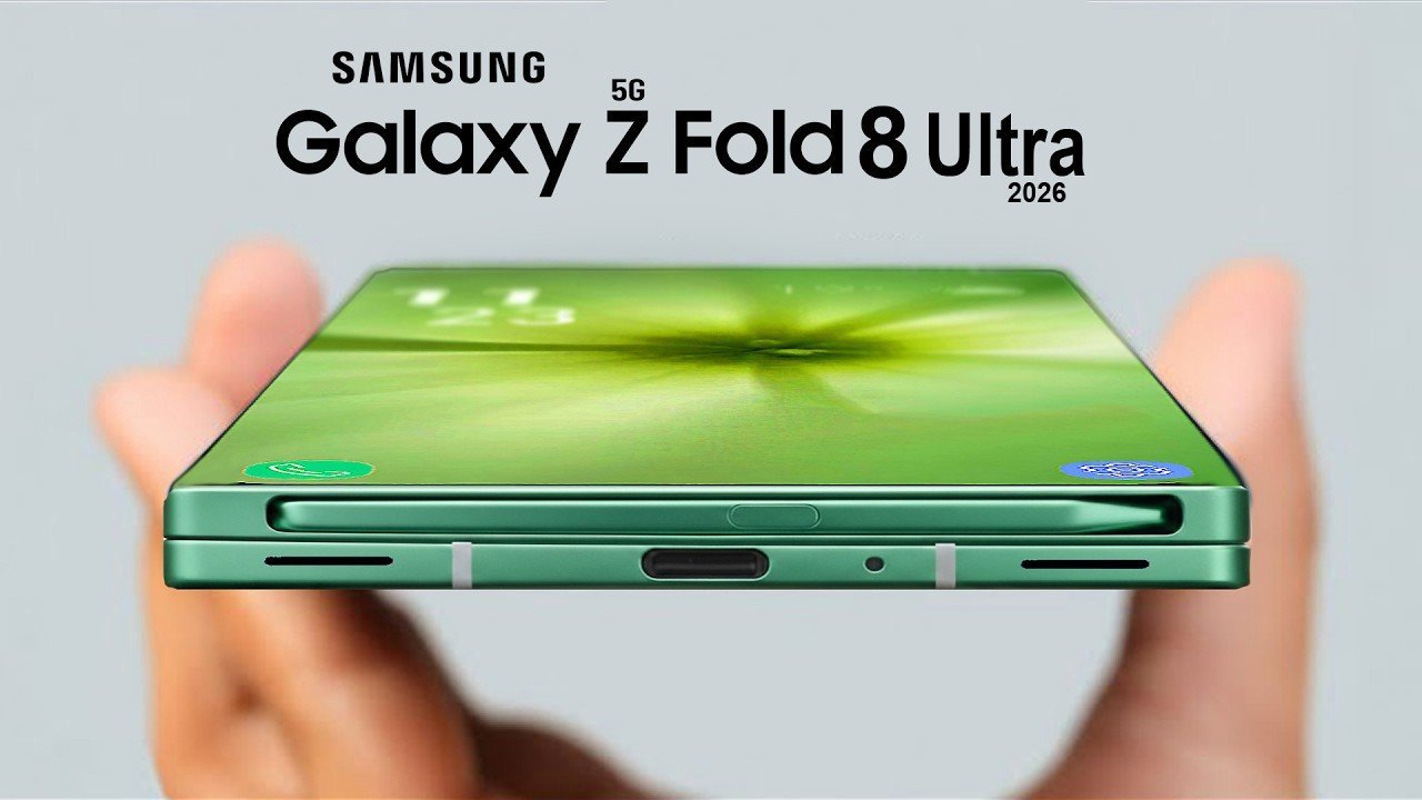 Detalhe do Samsung Galaxy Z Fold 8 Ultra revelado