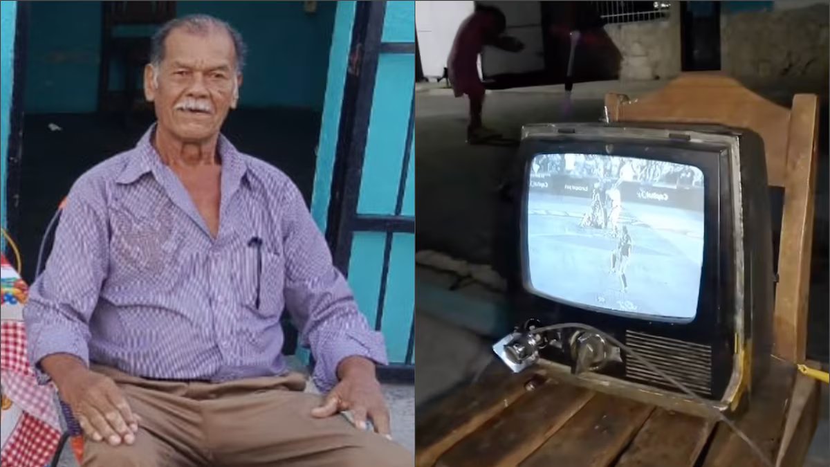 Ele é venezuelano e se tornou viral por assistir ao WBC em uma TV antiga; o gesto que o fez comemorar muito.