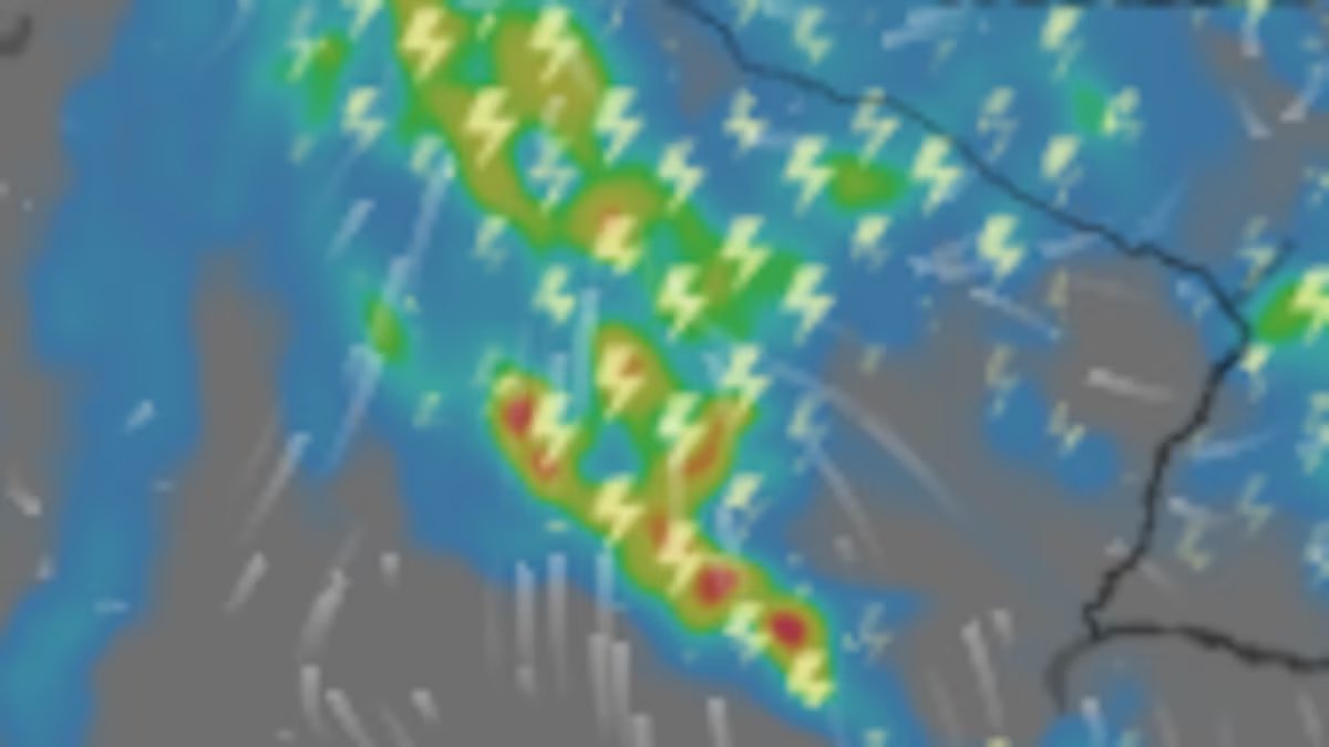 Emitem alerta amarelo para tempestades, chuva, neve e vento neste domingo