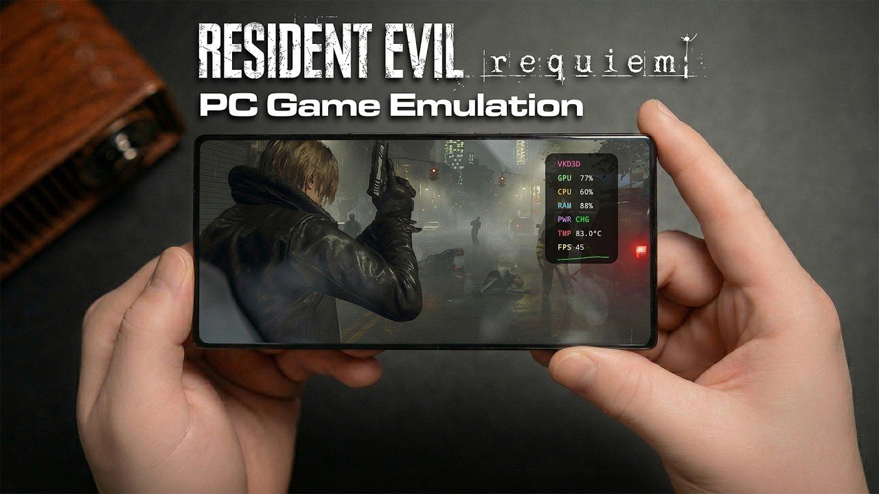 Emulação de Resident Evil Requiem Android: resultados do Snapdragon 8 Elite Gen 5