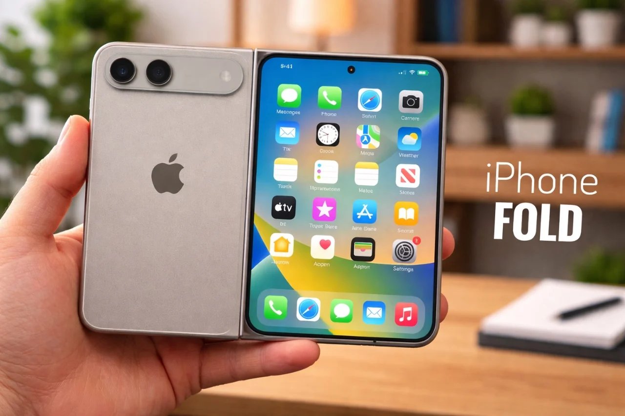 Especificações do Apple Iphone Fold: tela de 7,8 polegadas, tela externa de 5,5 polegadas