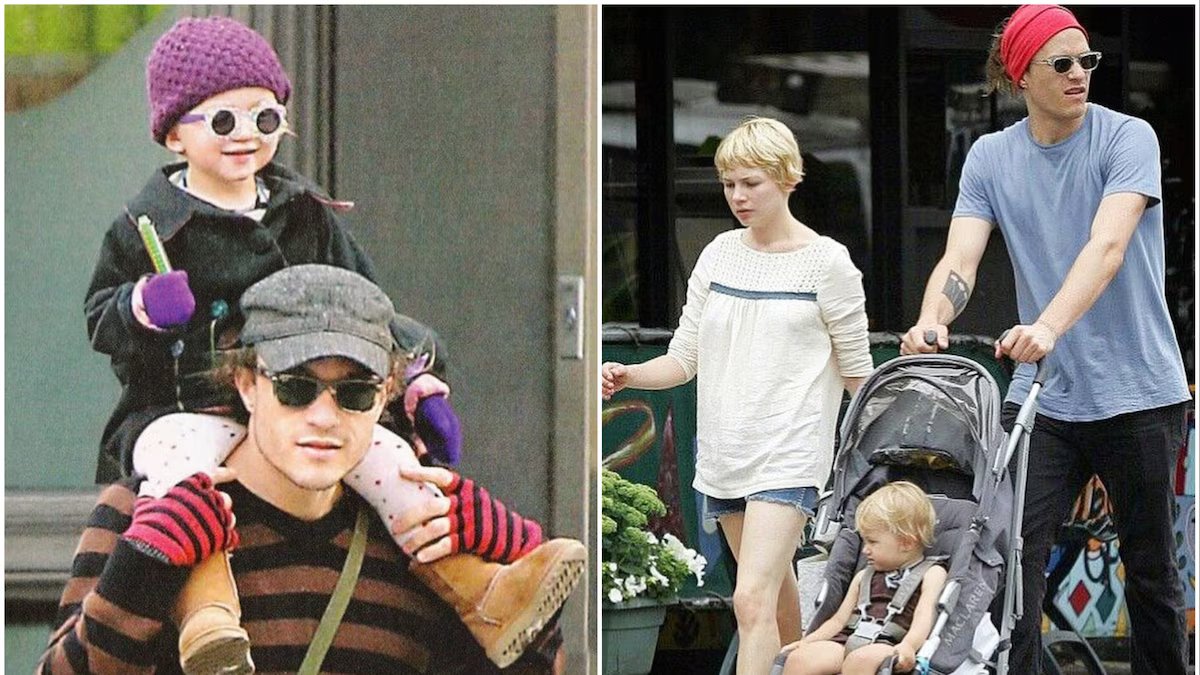 Esta é Matilda, filha de Heath Ledger. notável semelhança física com o pai