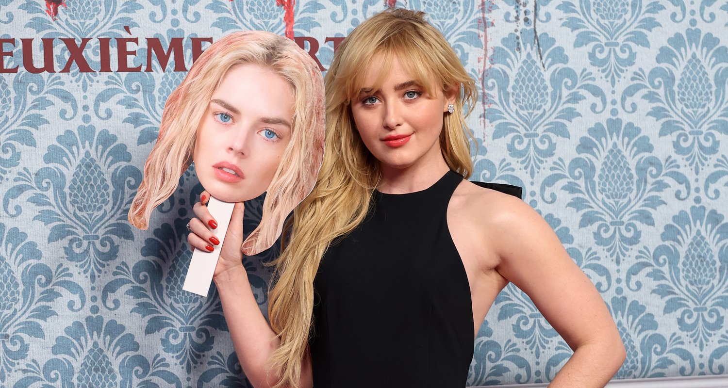 Kathryn Newton usa rosto cortado de Samara na estreia de ‘Ready or Not 2’ em Paris | Elijah Wood, Kathryn Newton, Pronto ou Não, Pronto ou Não 2: Lá vou eu, Sarah Michelle Gellar | Notícias e fofocas sobre celebridades | Entretenimento, fotos e vídeos