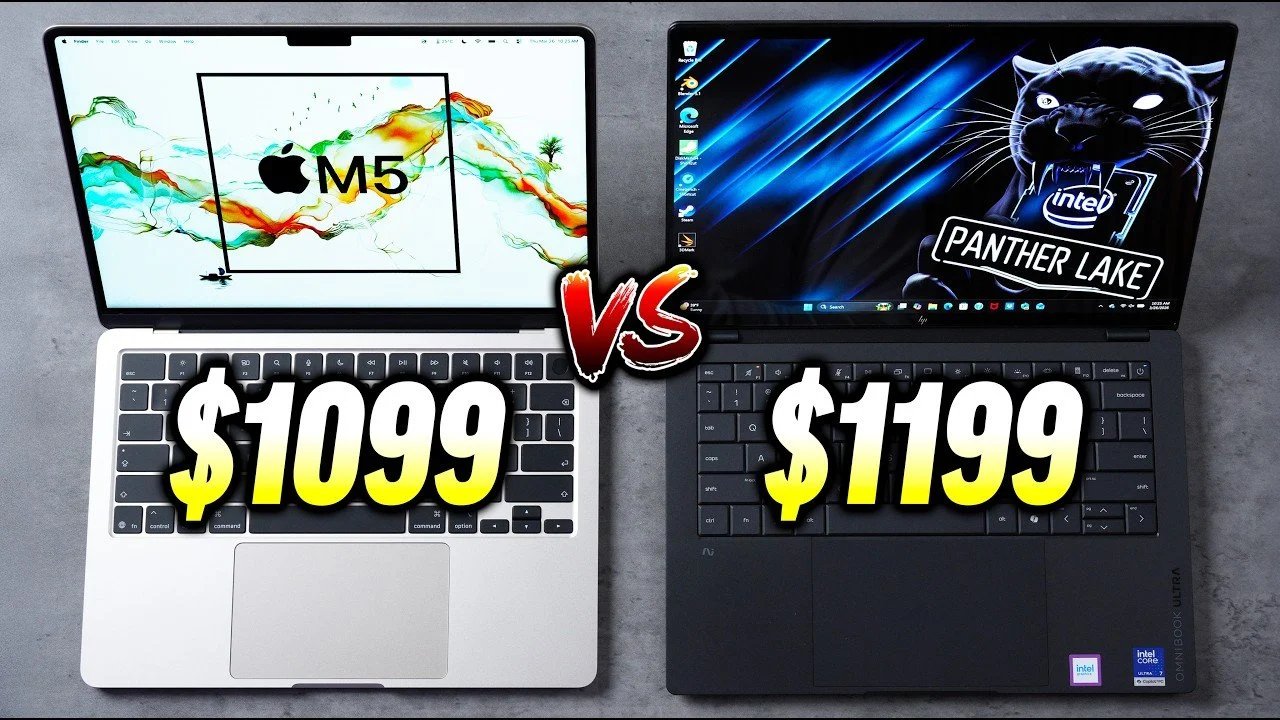 M5 MacBook Air vs Panther Lake: Qual laptop de US$ 1.100 é o melhor?