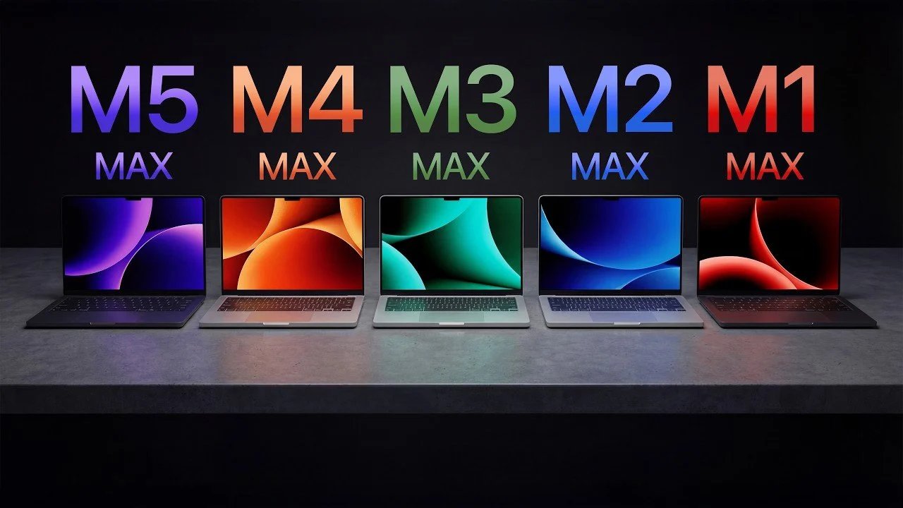 M5 Max e M4/M3/M2/M1 Max: Guia de atualização do MacBook Pro