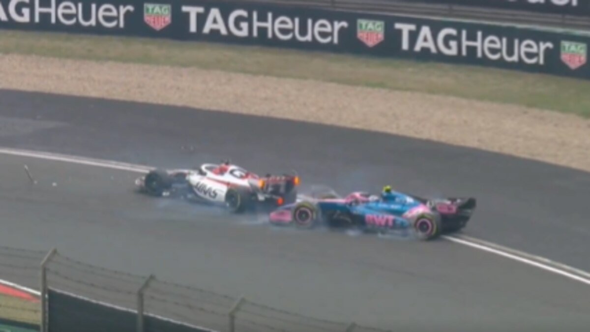 Má manobra de Ocon que quase tirou Colapinto da corrida