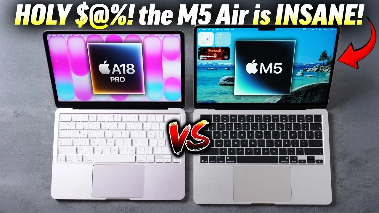 MacBook Neo e M5 MacBook Air: especificações, bateria e valor