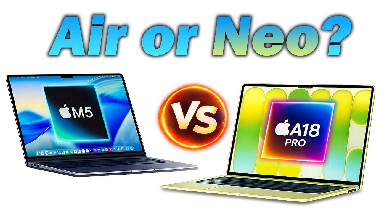 MacBook Neo vs Air M5: qual modelo é ideal para estudantes e desenvolvedores