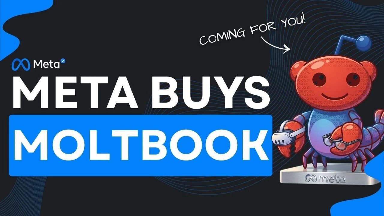 Meta compra Moltbook para desenvolver rede de agentes de IA