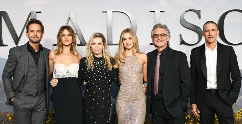 Michelle Pfeiffer, Kurt Russell e mais trazem nova série ‘The Madison’ para o Reino Unido com estreia no tapete vermelho de Londres | Beau Garrett, Ben Schnetzer, Elle Chapman, Kevin Zegers, Kurt Russell, Matthew Fox, Michelle Pfeiffer, Patrick J. Adams, The Madison | Notícias e fofocas sobre celebridades | Entretenimento, fotos e vídeos
