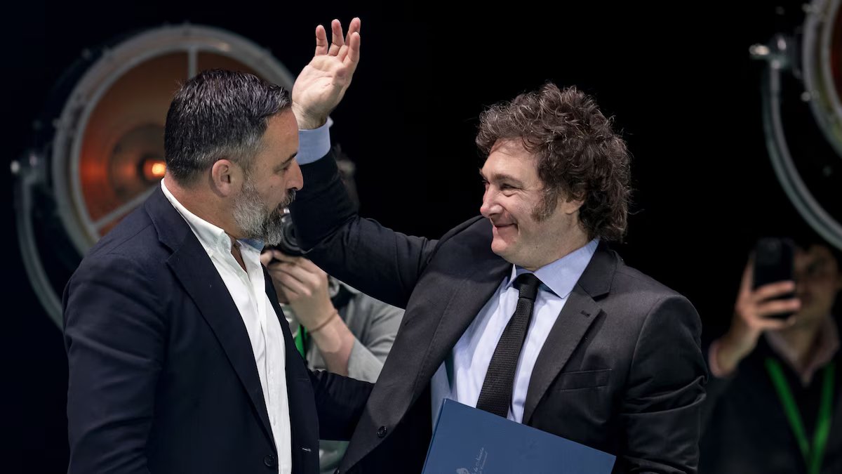 Milley se encontrou com o chefe do Vox, Santiago Abascal, antes do fórum de extrema direita