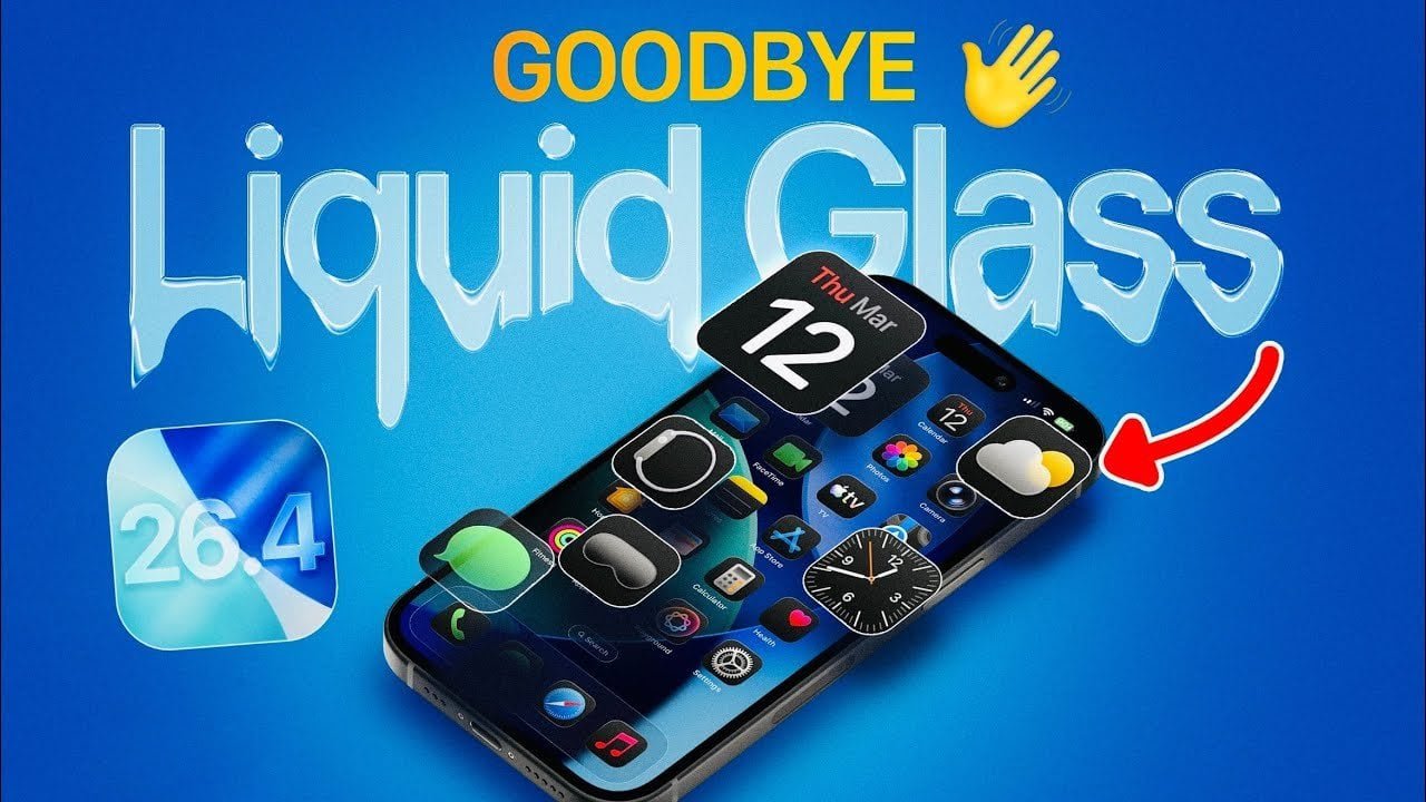 Mudanças no ícone do iOS 26.4: como funciona o novo visual do Liquid Glass da Apple