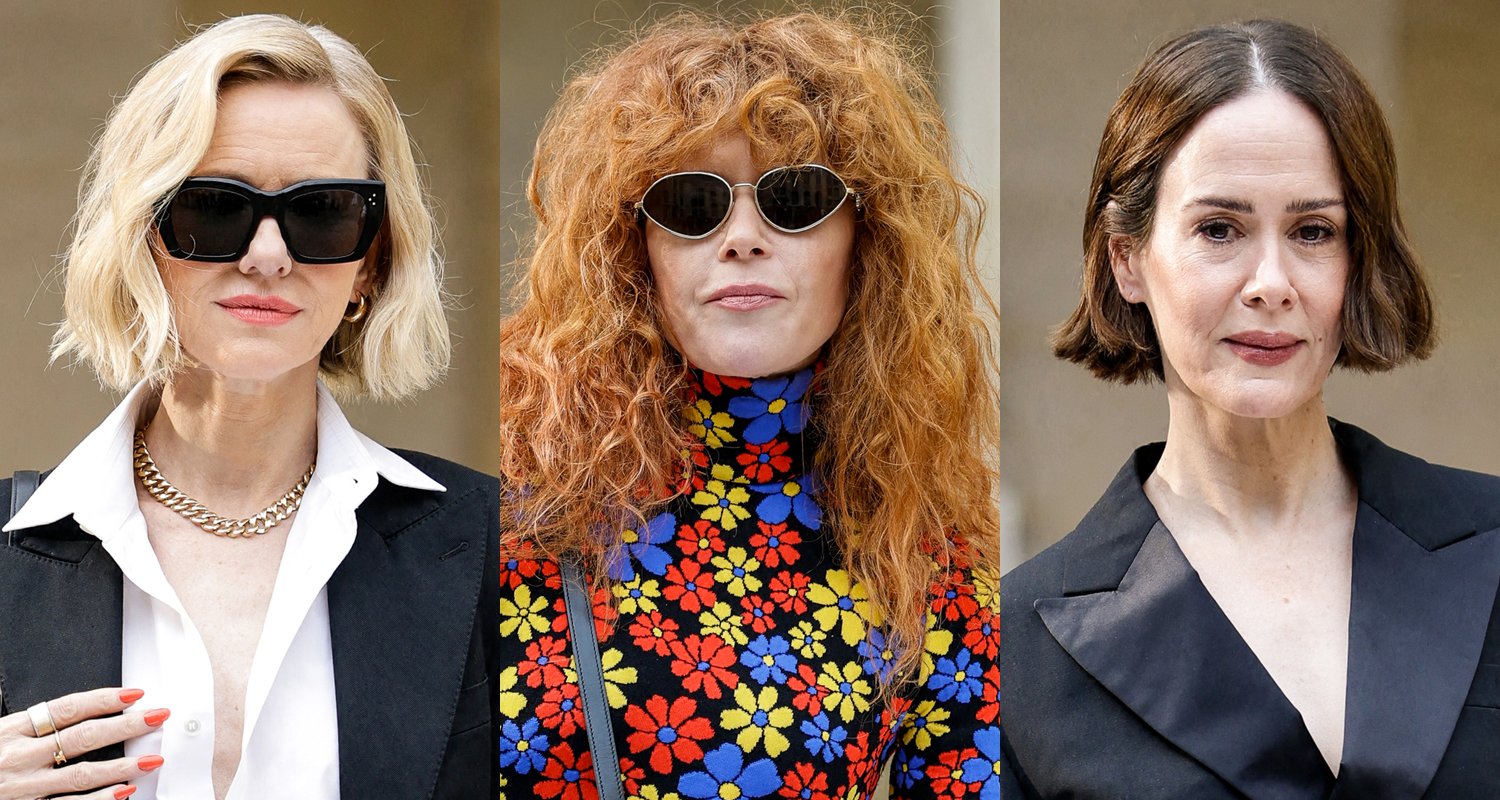 Naomi Watts, Natasha Lyonne e Sarah Paulson chegam em grande estilo ao desfile da Celine em Paris | Dan Levy, Naomi Watts, Natasha Lyonne, Sarah Paulson, Tracee Ellis Ross | Notícias e fofocas sobre celebridades | Entretenimento, fotos e vídeos