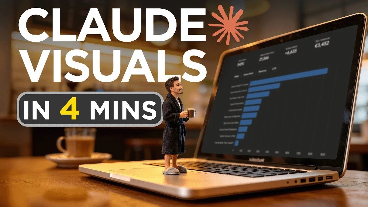 Nova visualização de Claude: crie gráficos, comparações, calculadoras