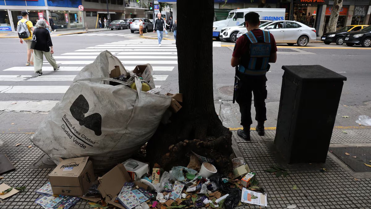 O governo de Buenos Aires anunciou mudanças em sua gestão de limpeza