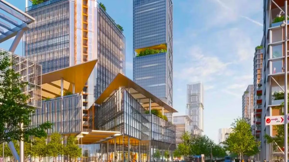 O local escolhido para construir o arranha-céu mais alto da Europa