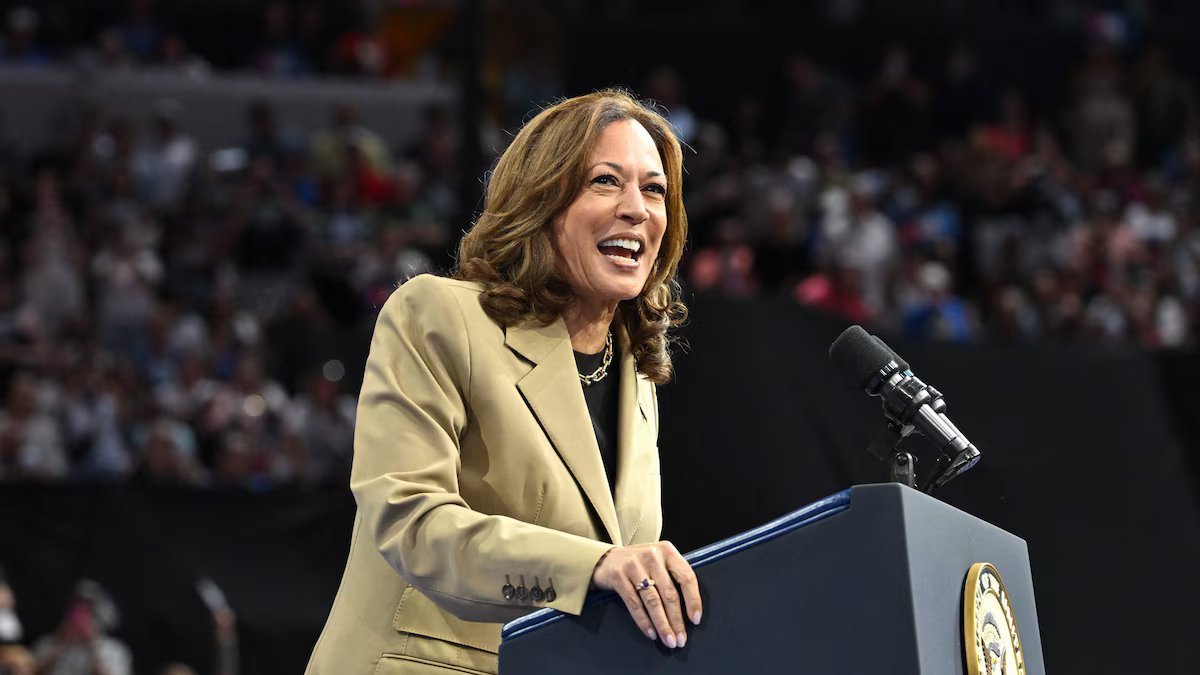 Pesquisas para as eleições de 2028 nos Estados Unidos. enquete que coloca Kamala Harris em primeiro lugar na corrida