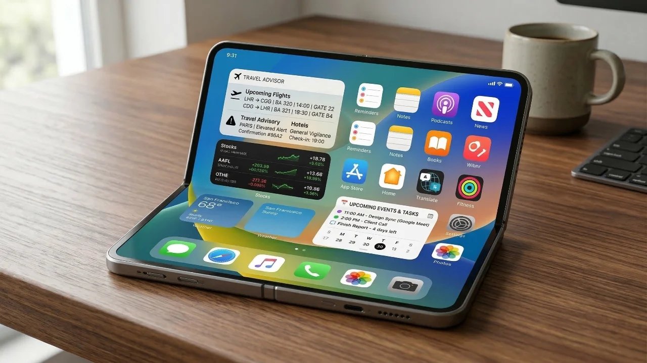 Preço do iPhone dobrável: US$ 1.999 para 256 GB, US$ 2.199 para 512 GB