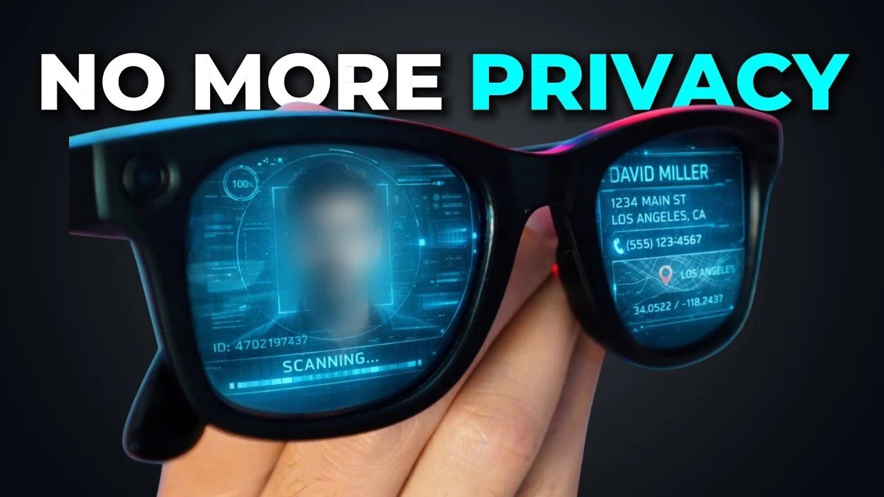 Reconhecimento facial em meta-óculos: o que um crachá poderia fazer